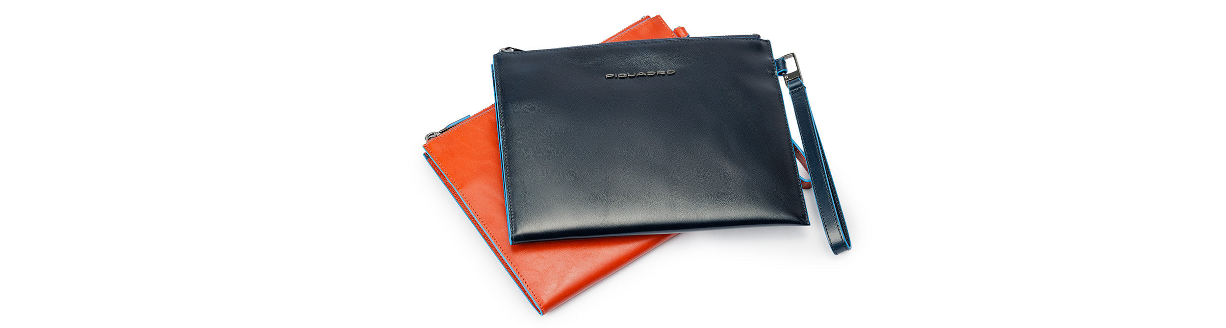 Pochette Da Polso PIQUADRO In Pelle - Con Protezione RFID E Multiporte - Foto 11