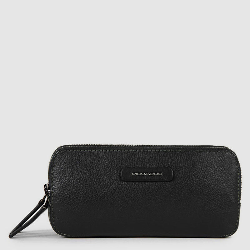 Pochette homme avec trois compartiments