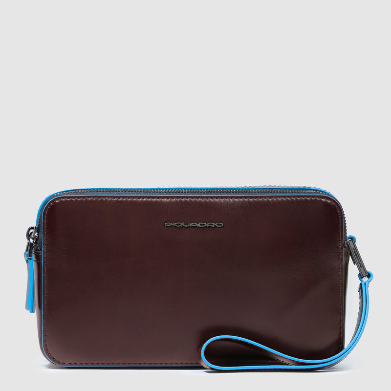 Pochette homme avec deux compartiments