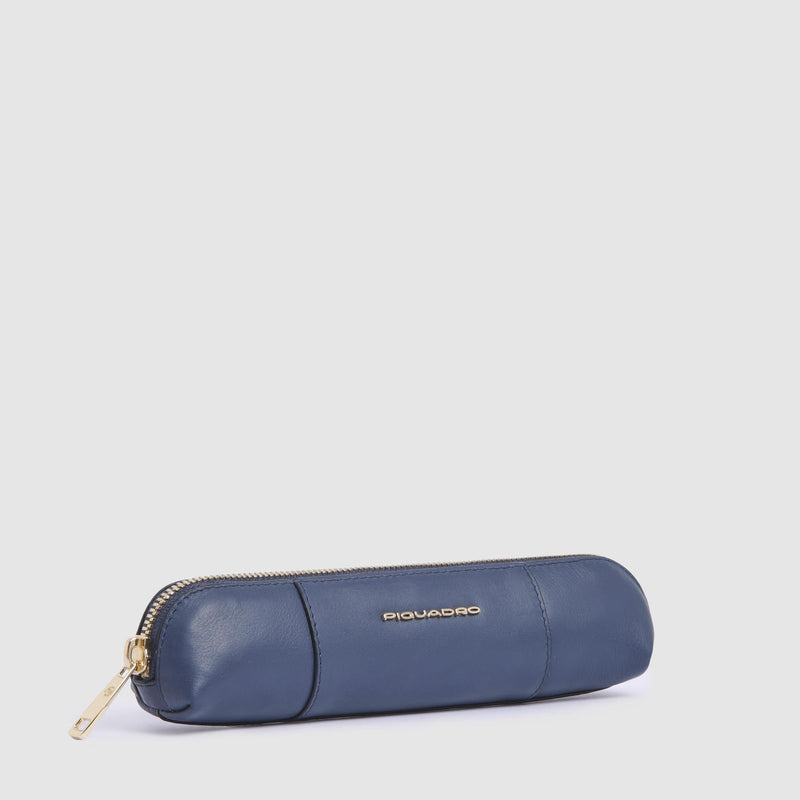Étui porte-stylos en cuir, petit format