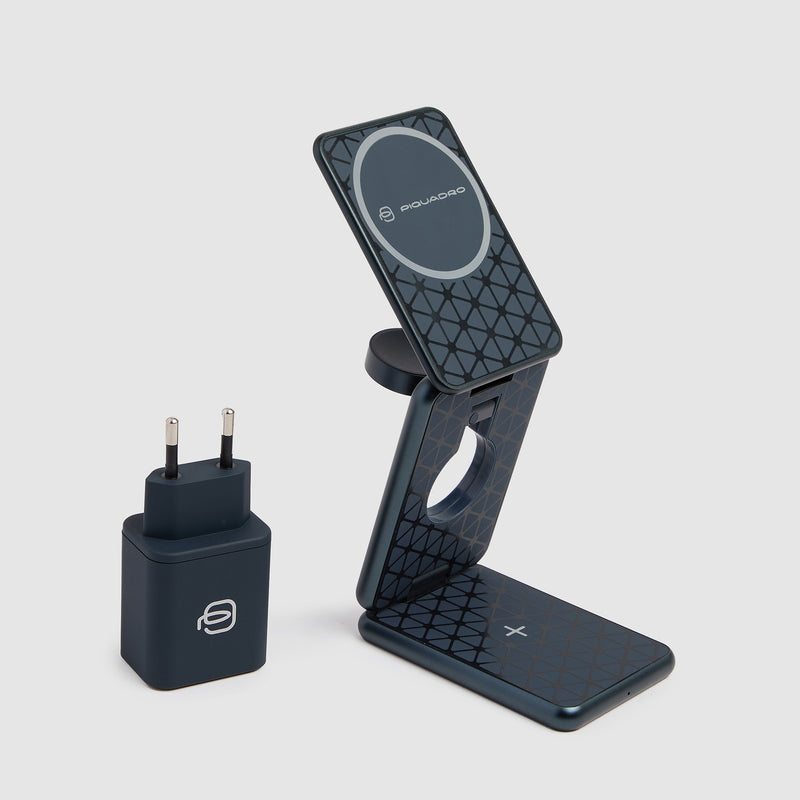 Chargeur 3-en-1 15W avec adaptateur GaN de 45W