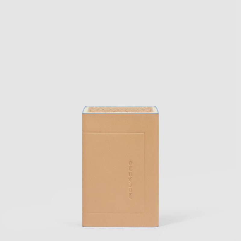 Porte-stylos en cuir