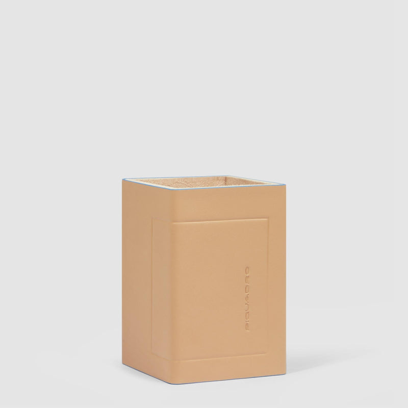 Porte-stylos en cuir