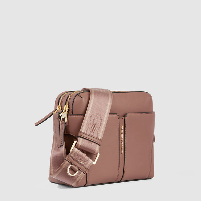 Women's crossbody bag with iPad®mini compartment