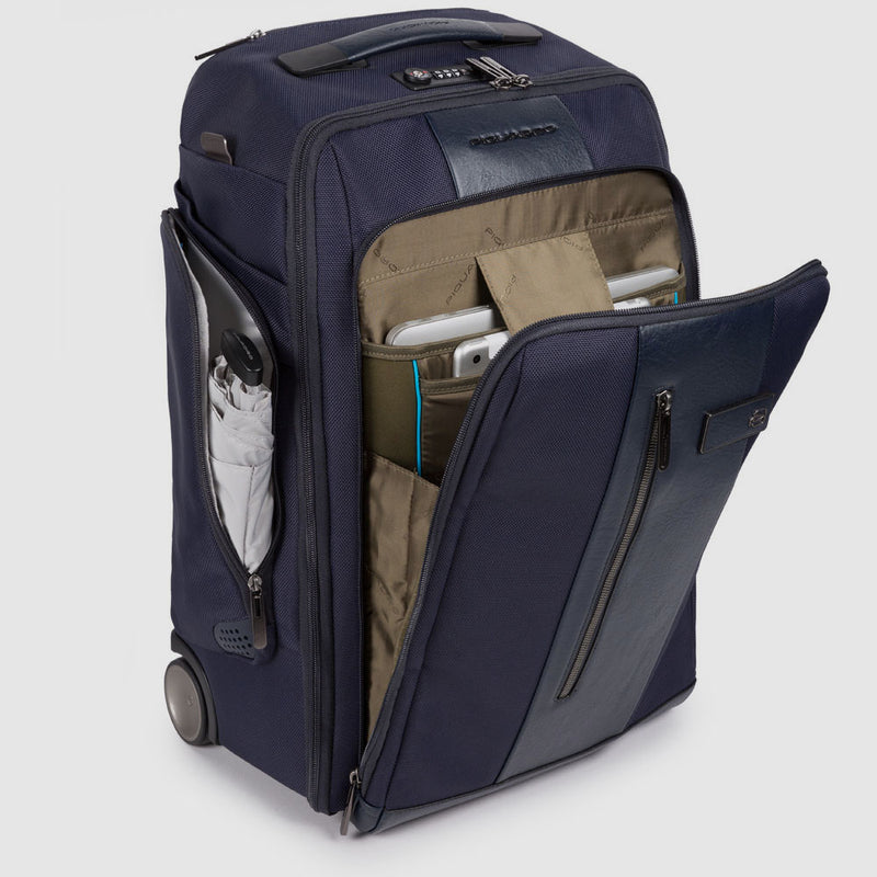 Valise trolley/sac à dos cabine d'ordinateur 15,6"
