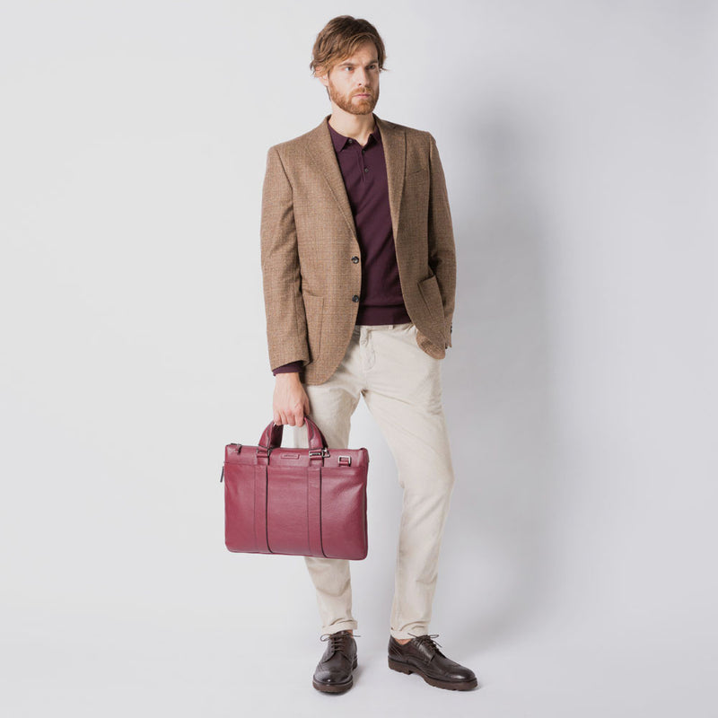 Expandable, slim laptop bag 15,6"