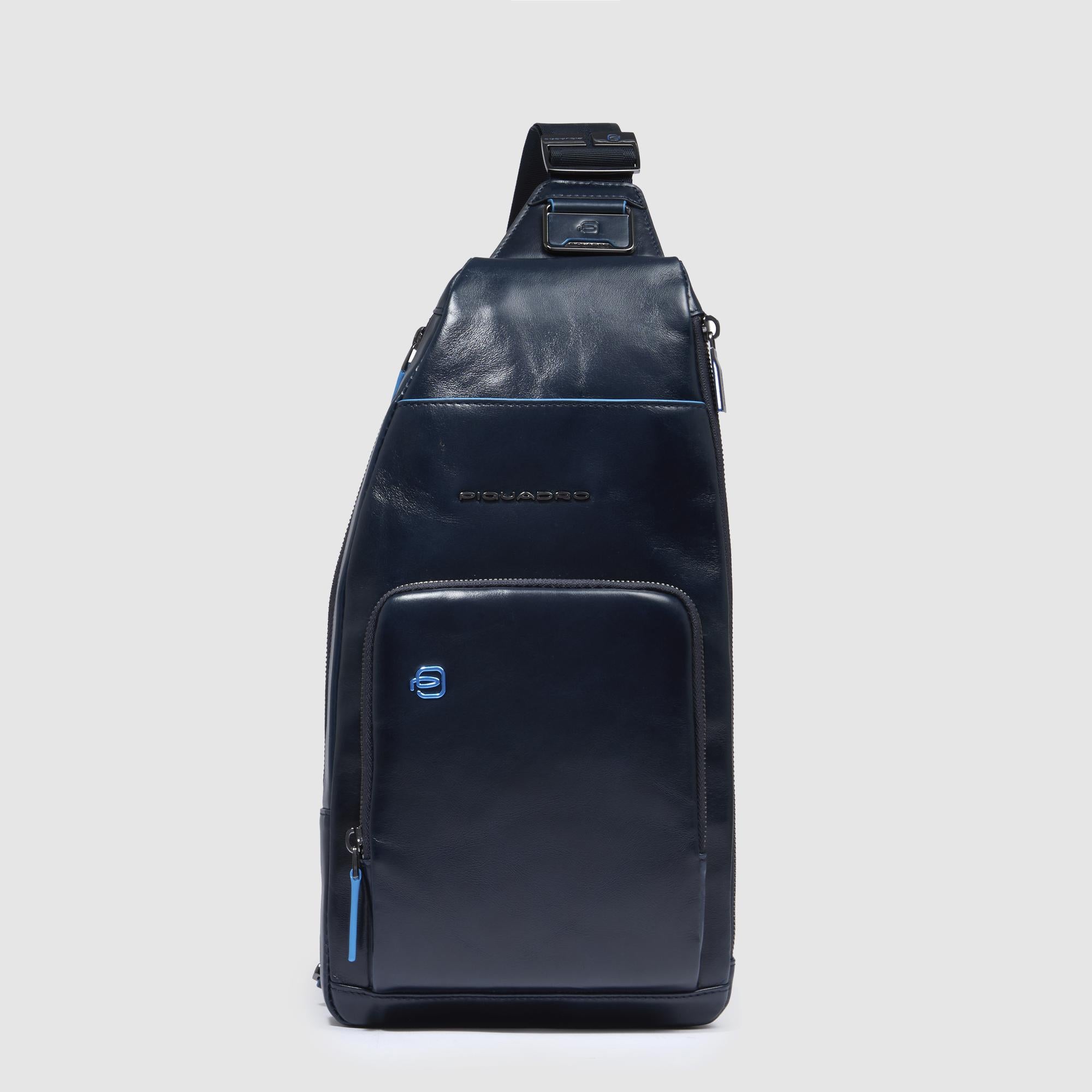 Piquadro - Monospalla in pelle per ipad® portabile a zaino modulare Piquadro - Monospalla in pelle per ipad® portabile a zaino modulare
