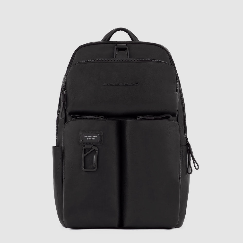 Piquadro leather backpack Clearance