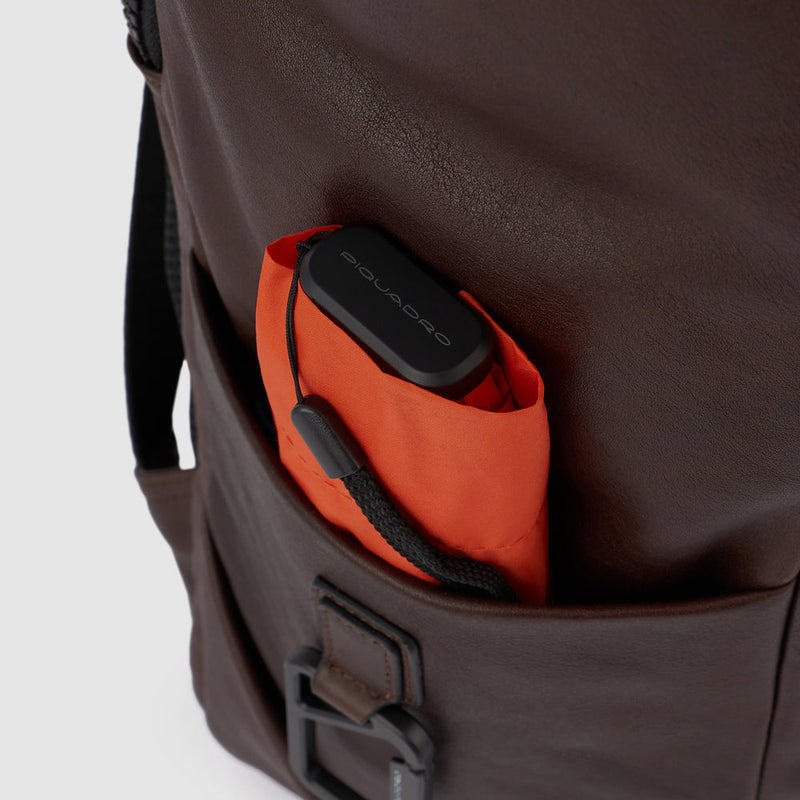 Mochila hombre tipo roll top para portátil 15,6"