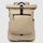 Water resistant roll top backpack for laptop 15,6