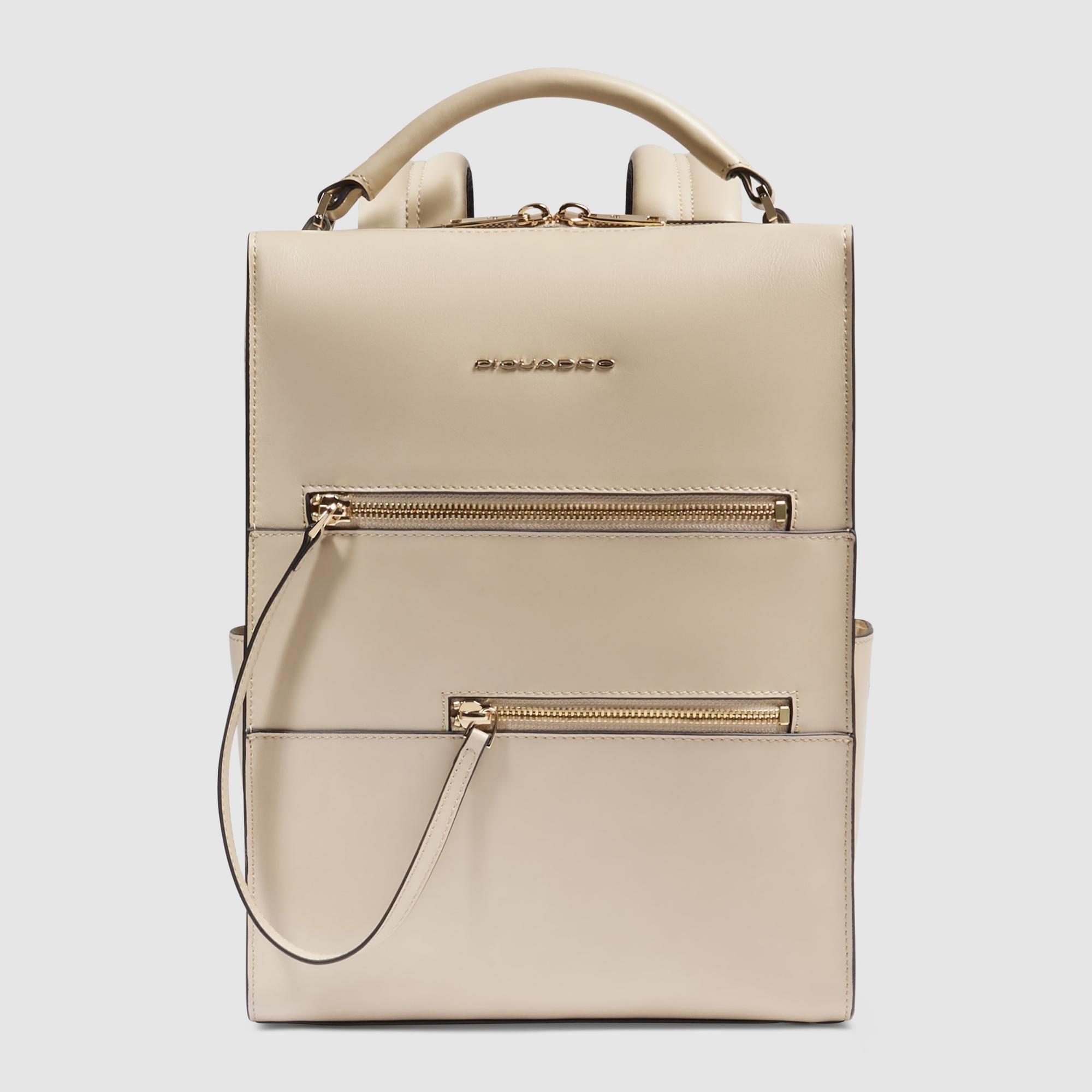 Women's iPad® backpack beige - Main Image