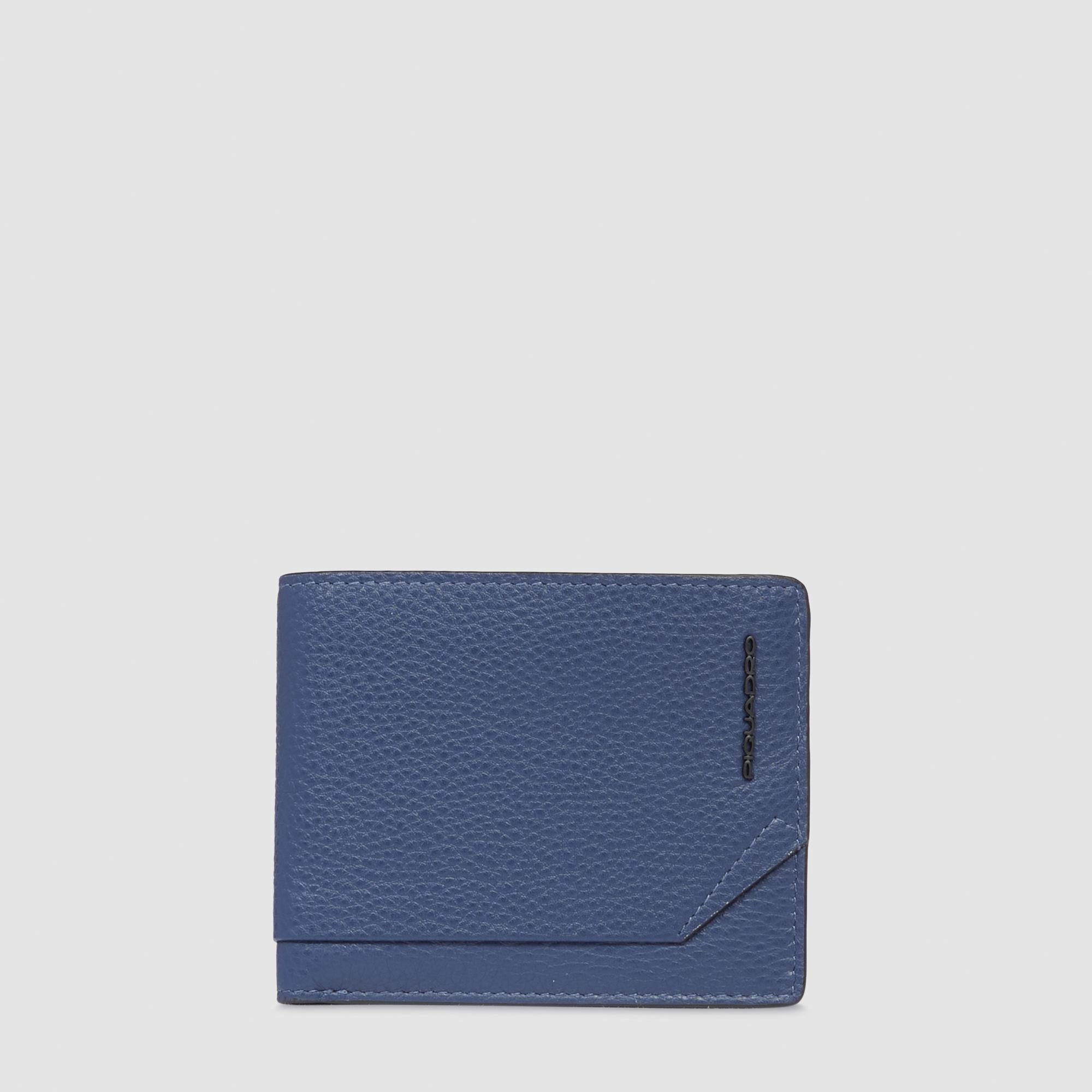 Portafogli Uomo Piquadro Blue Square Portamonete Portafoglio Uomo