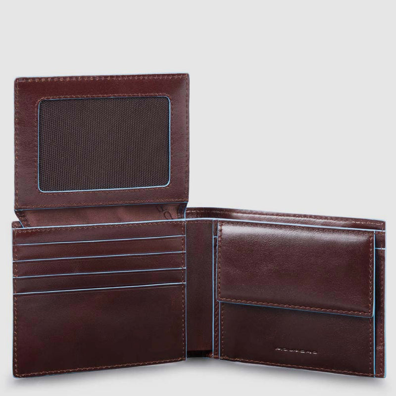 Portefeuille homme en cuir avec porte-CNI