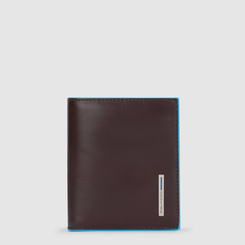 Portefeuille homme vertical avec porte-monnaie