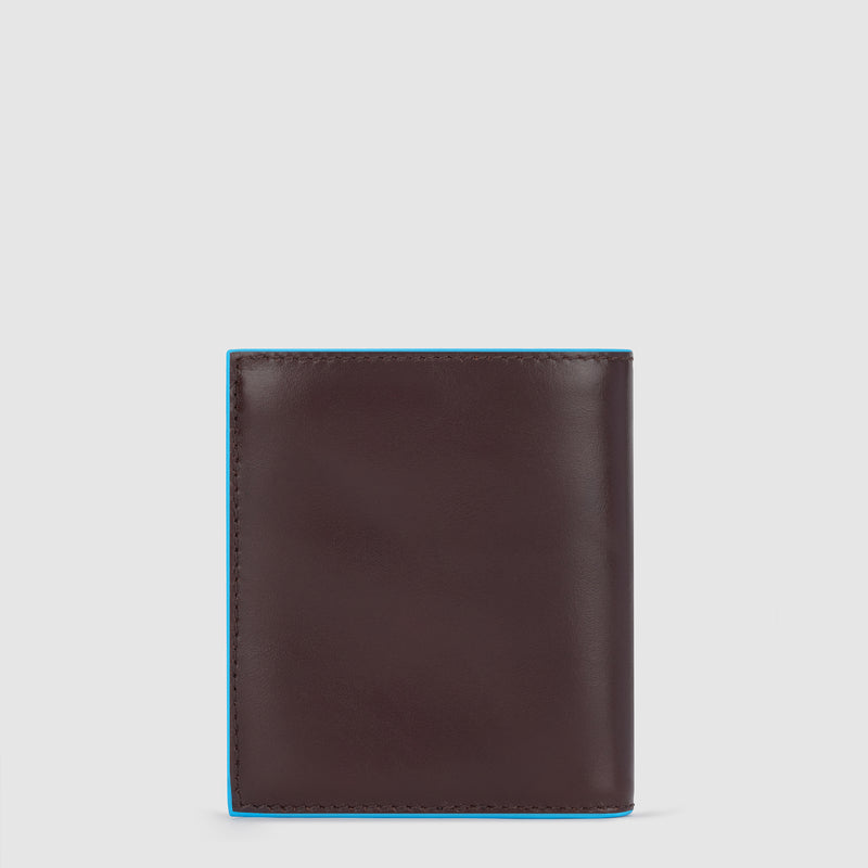 Portefeuille homme vertical avec porte-monnaie