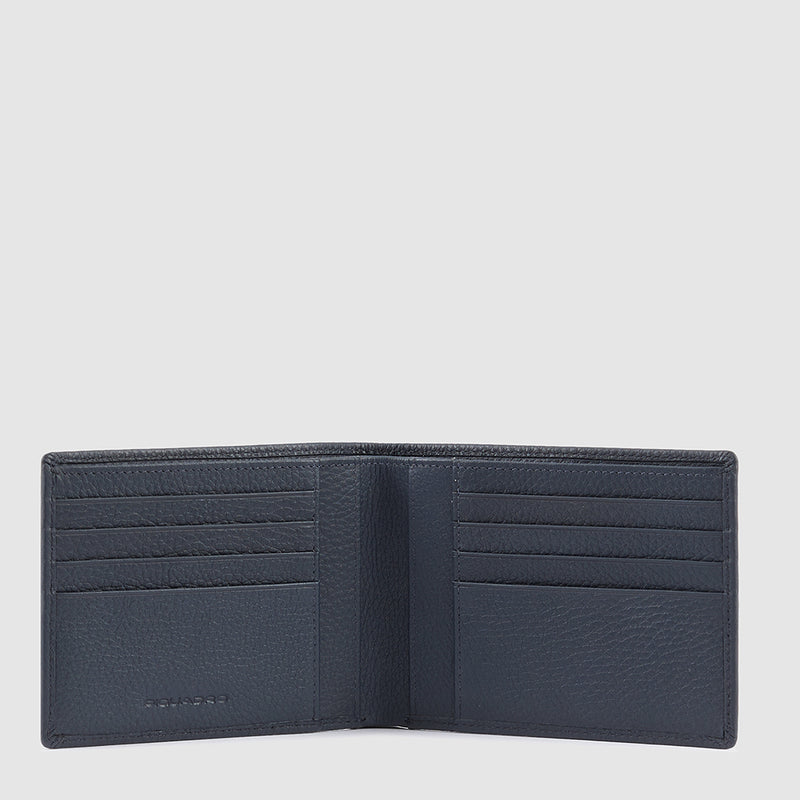Men's wallet with two banknote compartments