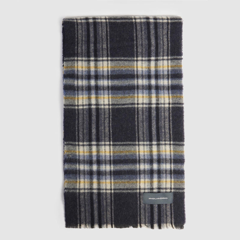 Sciarpa uomo con motivo madras check