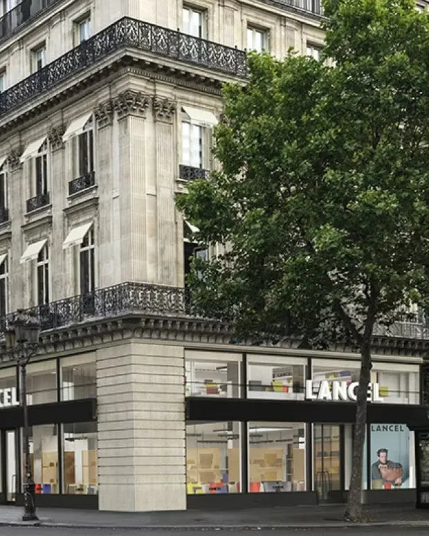 The Lancel store in Paris, near the Opéra