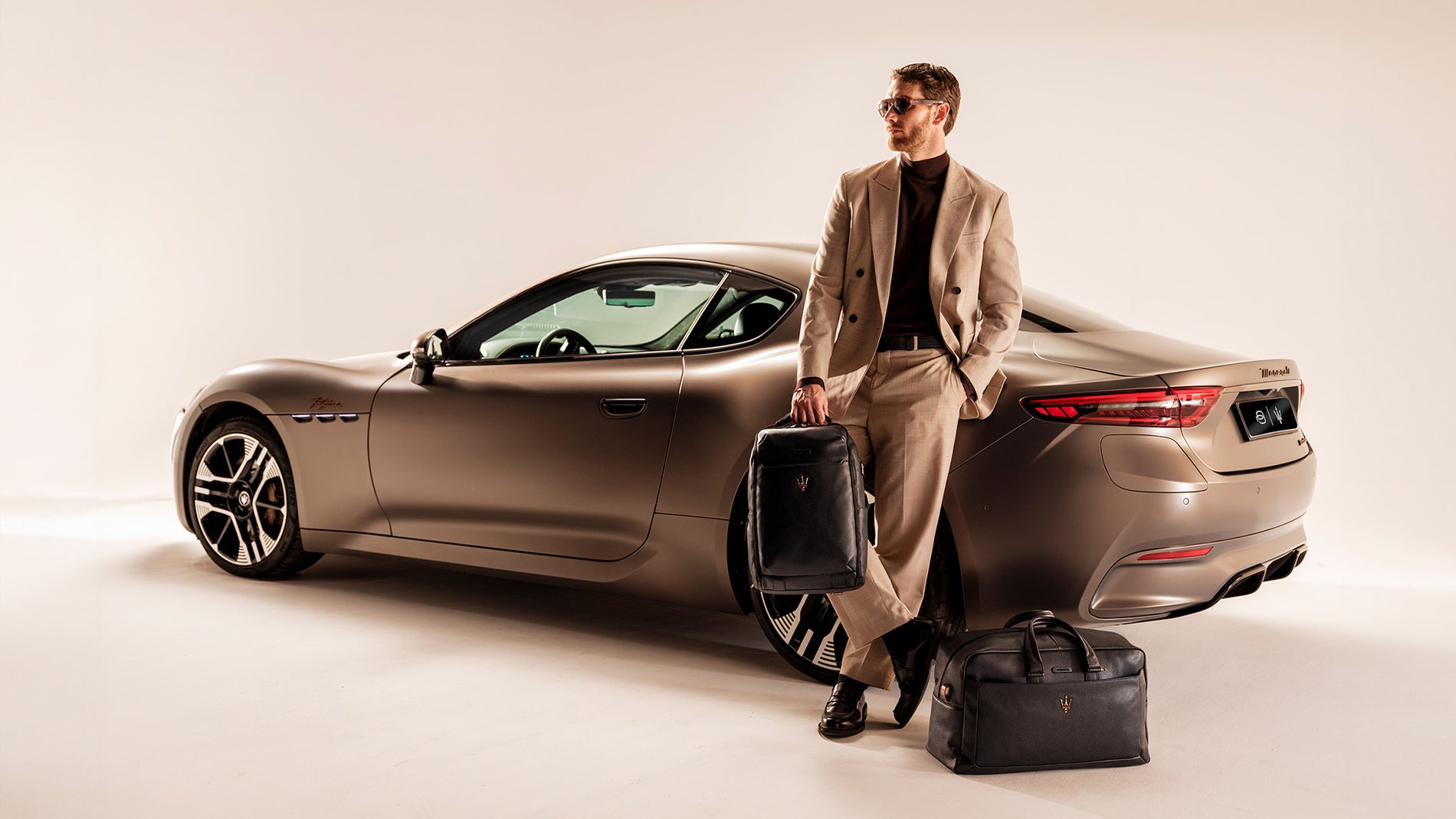 Maserati Sac À dos de Sport Bag Voyage Drapeau Spyder Maserati Sac À dos de Sport Bag Voyage Drapeau Spyder