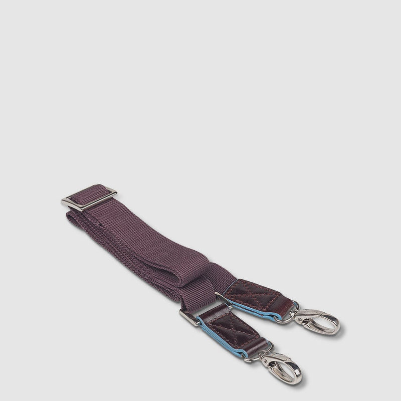 Case with three dividers and removable wrist strap