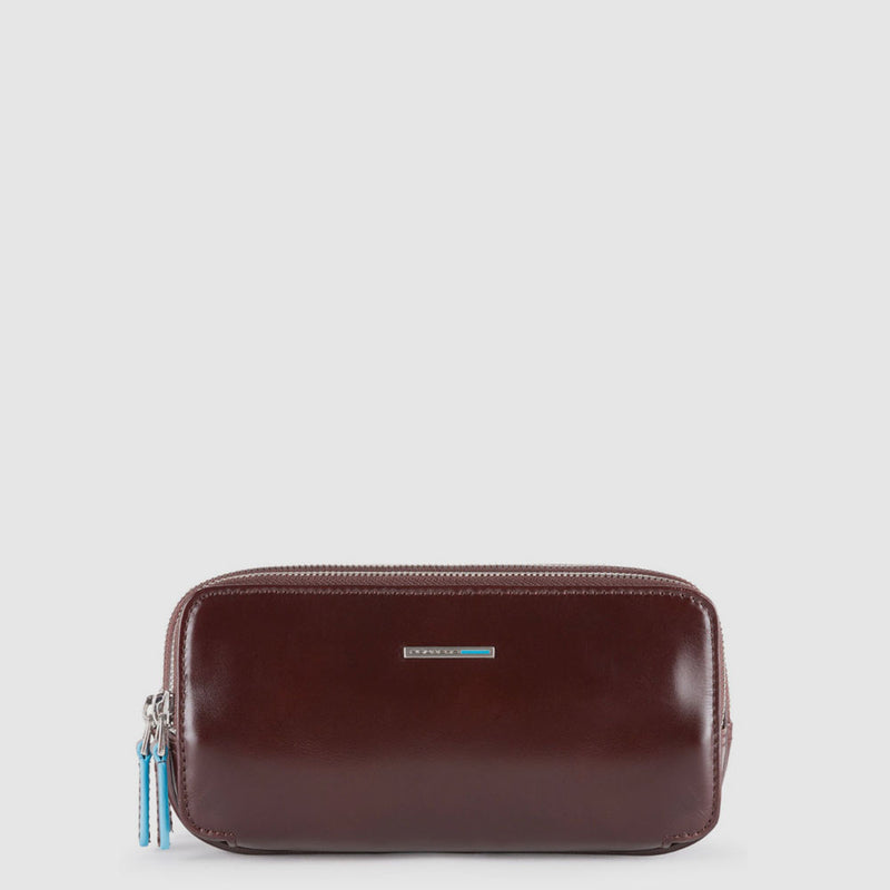 Piquadro Case with three dividers and removable wrist strap