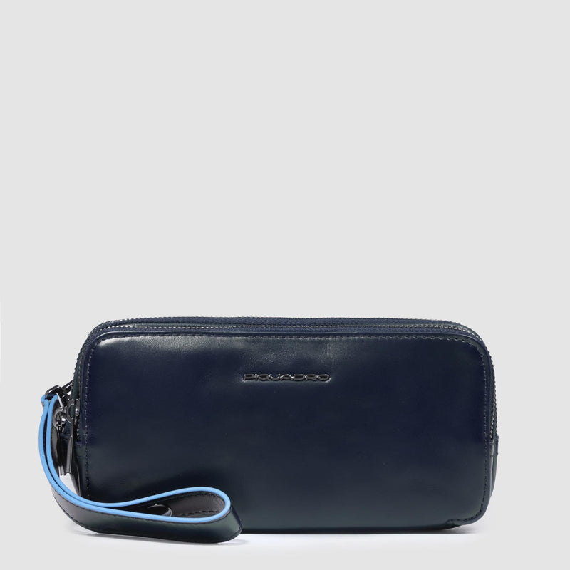 Pochette homme avec trois compartiments - 1