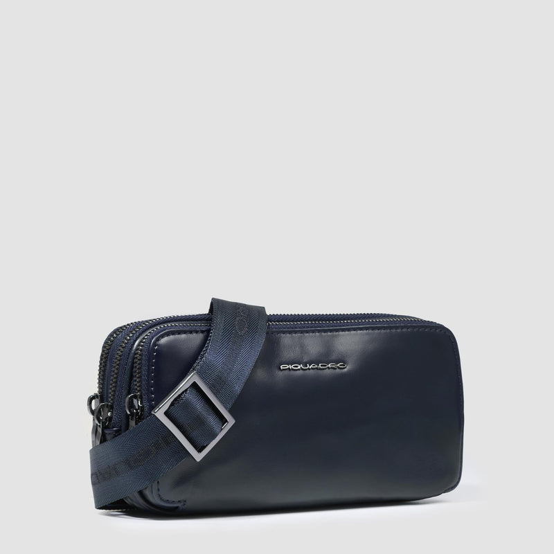 Pochette homme avec trois compartiments - 2