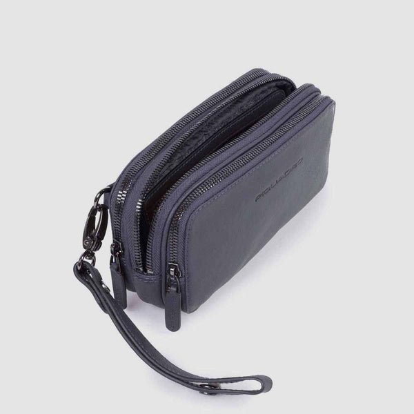 Men's clutch with three dividers