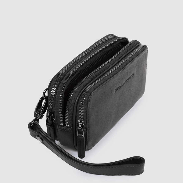Men's clutch with three dividers