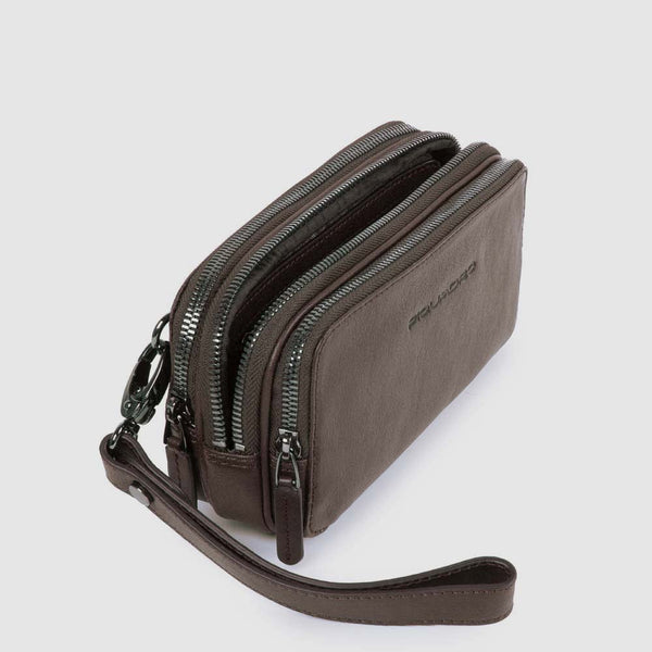 Men's clutch with three dividers