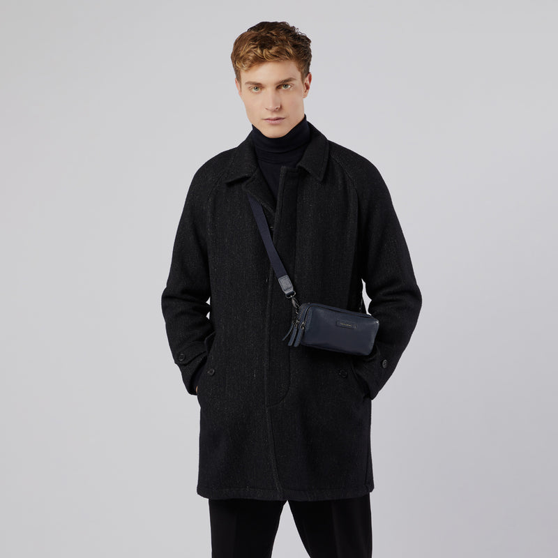 Pochette uomo a tre scomparti
