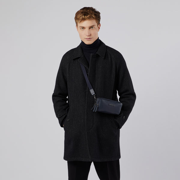 Pochette uomo a tre scomparti