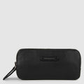 Men's Leather Clutch with 12 Card Slots and 3 Compartments