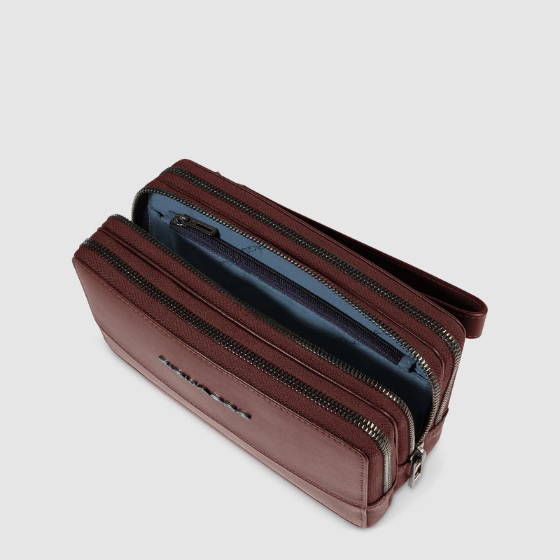 Bolso de mano hombre de tres fuelles