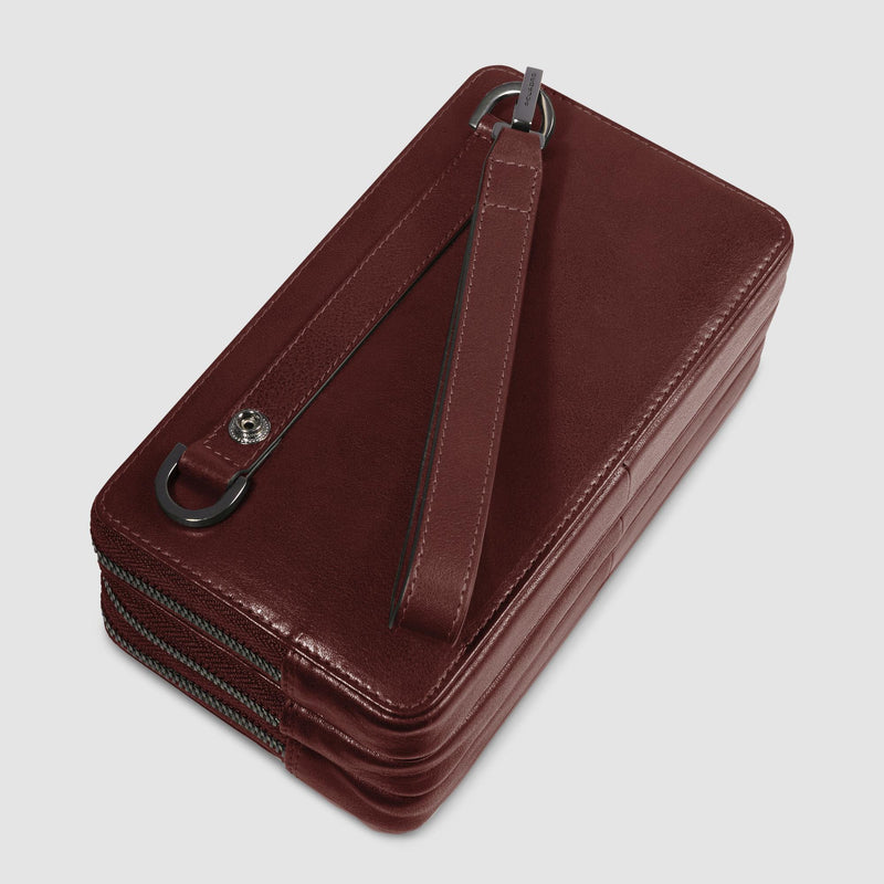Bolso de mano hombre de tres fuelles