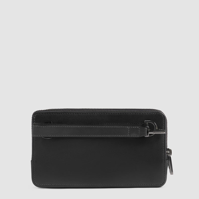 Handtasche für Herren mit drei Fächern