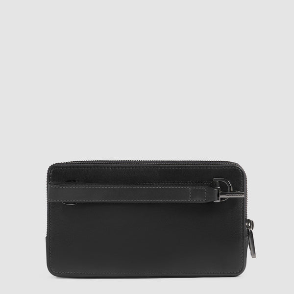 Handtasche für Herren mit drei Fächern