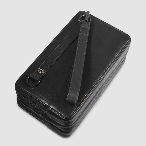 Handtasche für Herren mit drei Fächern