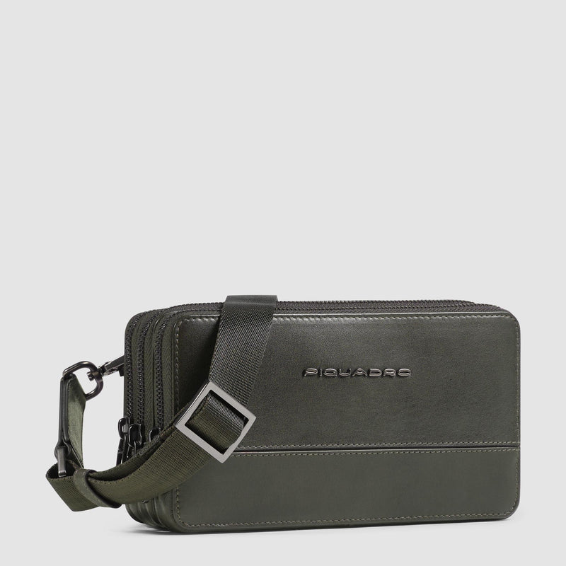 Bolso de mano hombre de tres fuelles