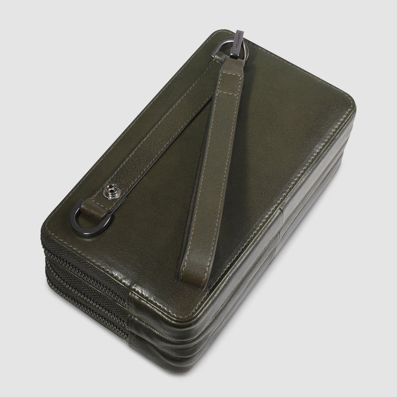 Bolso de mano hombre de tres fuelles