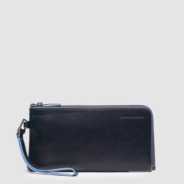 Leather wristlet