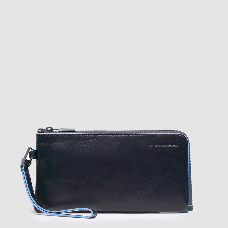 Leather wristlet
