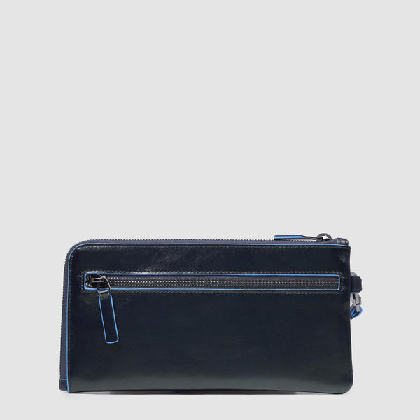 Leather wristlet