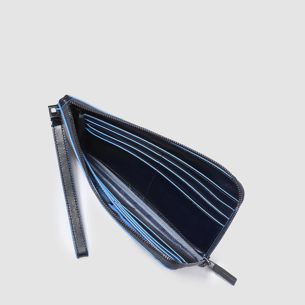 Leather wristlet