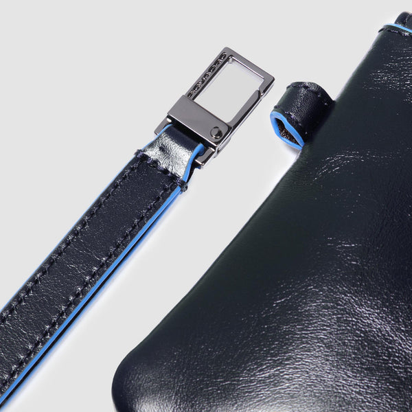 Leather wristlet
