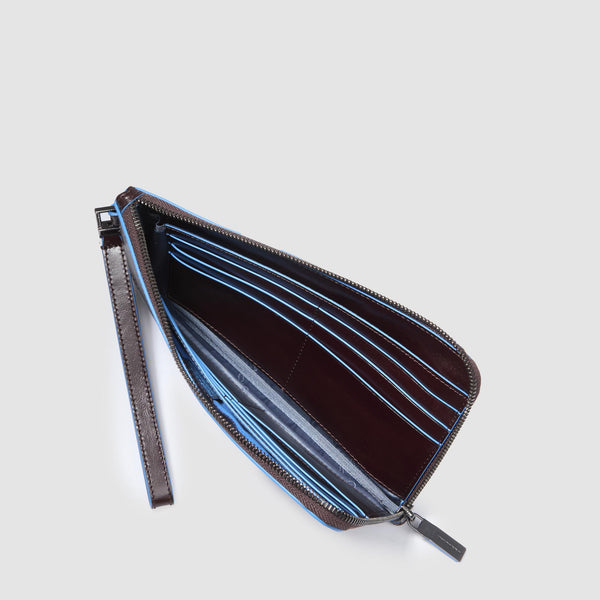 Leather wristlet