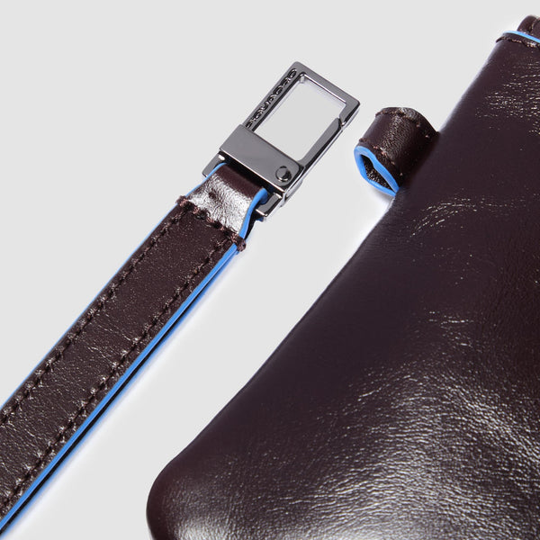 Leather wristlet