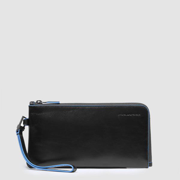 Leather wristlet