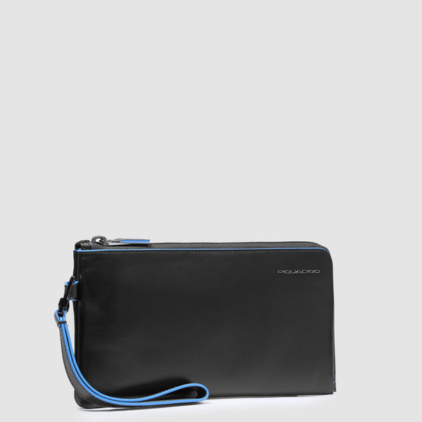 Leather wristlet