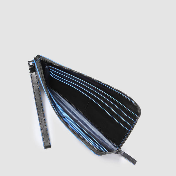 Leather wristlet